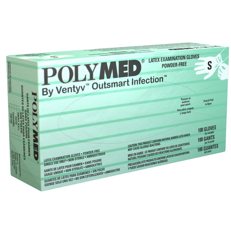 Polymed® Latex Exam Glove XS Box of 100 