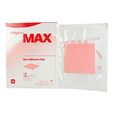 PolyMem Max Nonadhesive Without Border Foam Dressing 1 Each 