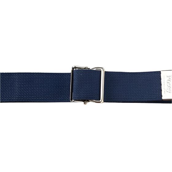 Posey® Dark Blue Gait Belt Nickel Buckle 