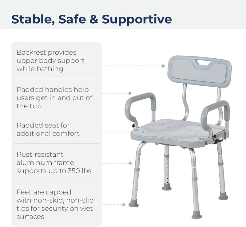 PreserveTech 360 Swivel Bath Chair 