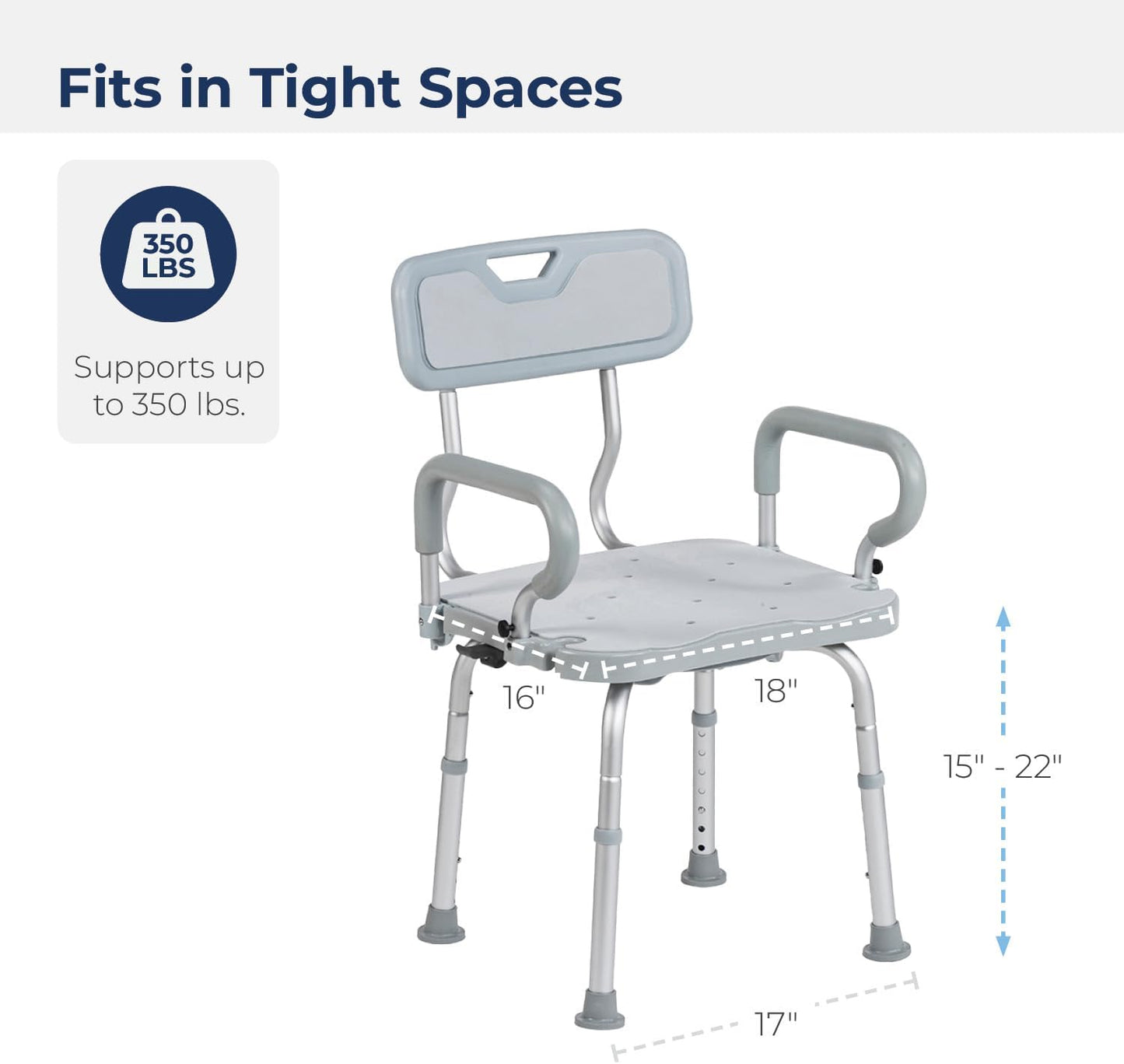PreserveTech 360 Swivel Bath Chair 