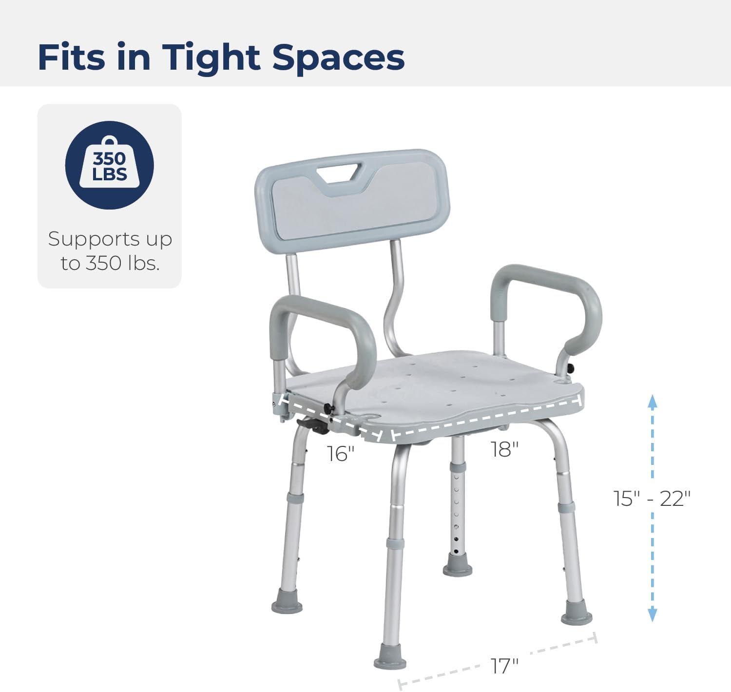 PreserveTech 360 Swivel Bath Chair 