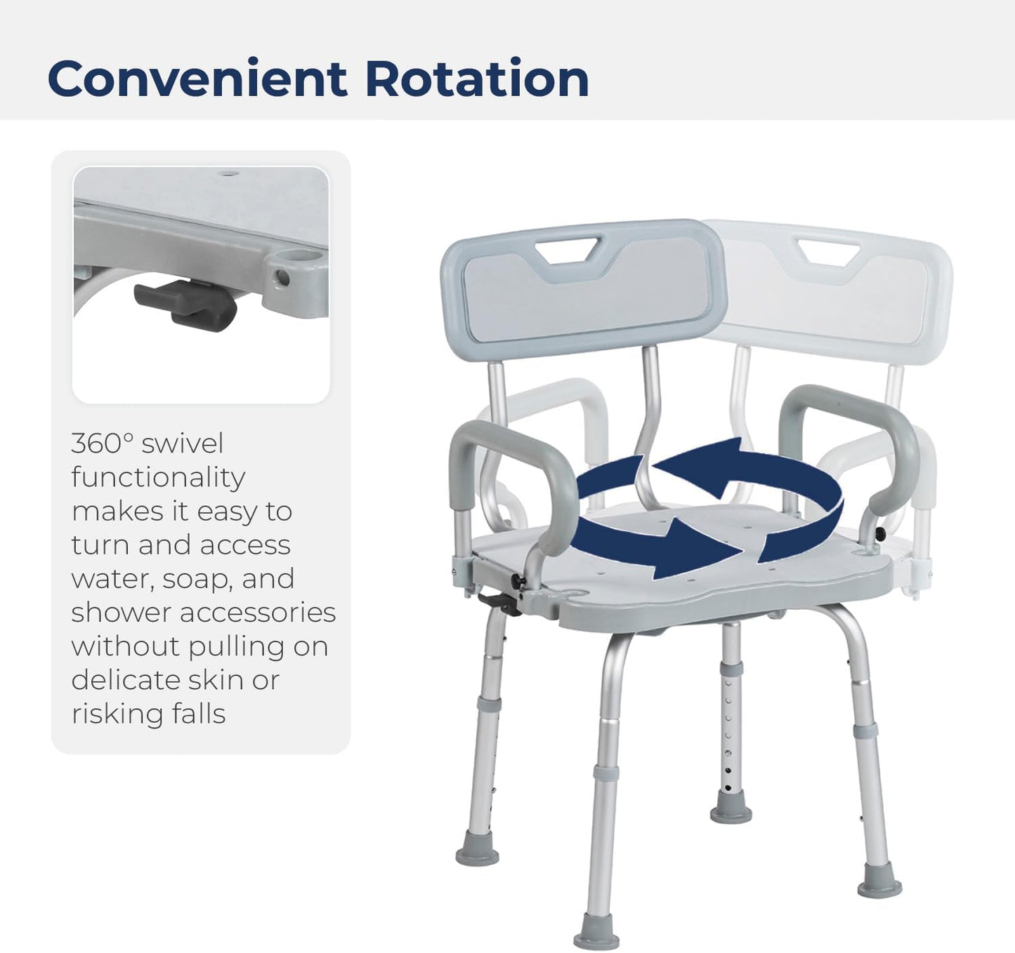 PreserveTech 360 Swivel Bath Chair 