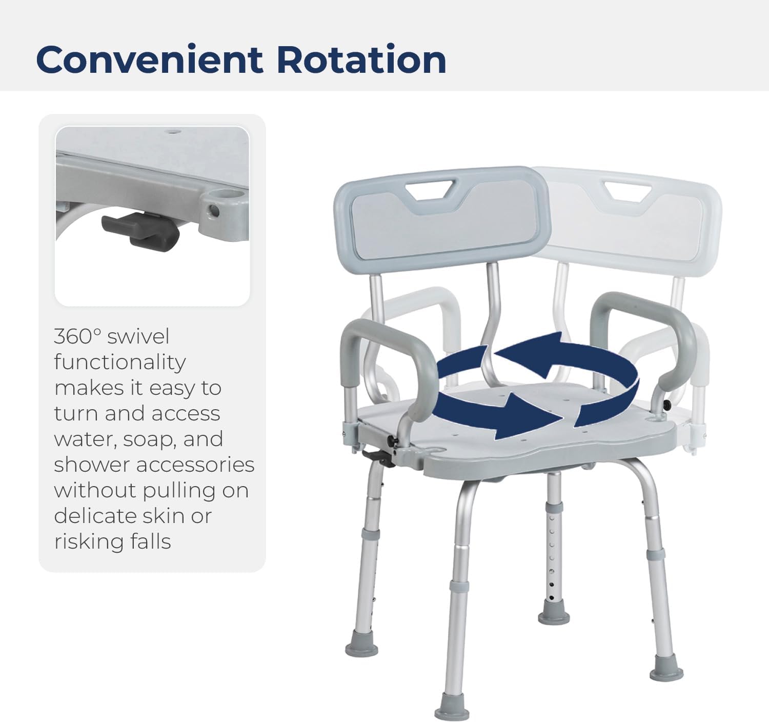 PreserveTech 360 Swivel Bath Chair 