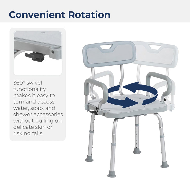 PreserveTech 360 Swivel Bath Chair 