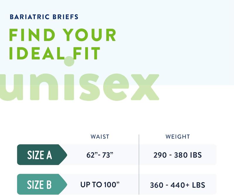 Prevail Bariatric Briefs Size A Bag of 12 
