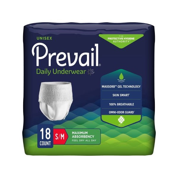 Prevail Daily Underwear Small Bag of 22 