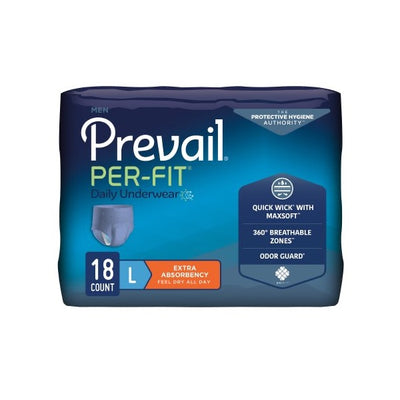 Prevail Per-Fit Daily Underwear Men Medium Bag of 20 