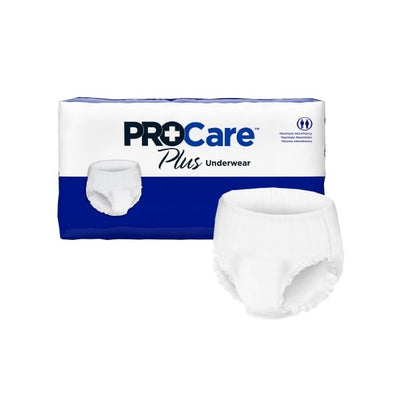 ProCare Plus Breathable Adult Briefs Medium Bag of 25 