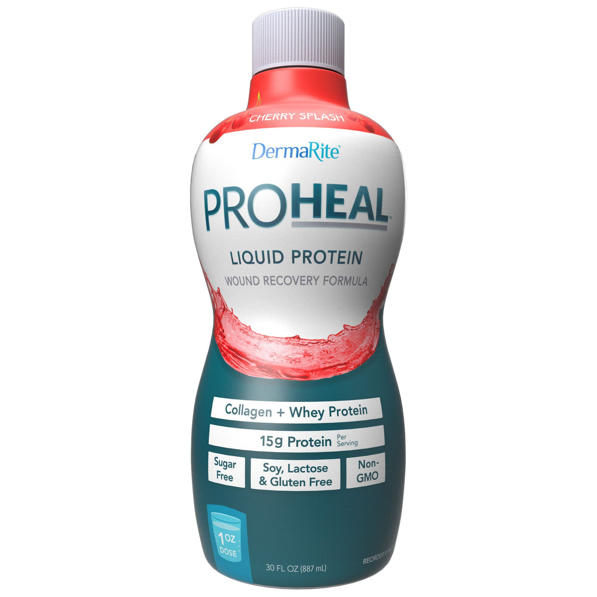 ProHeal™ Cherry Splash Liquid Protein Wound Recovery Formula Case of 6 