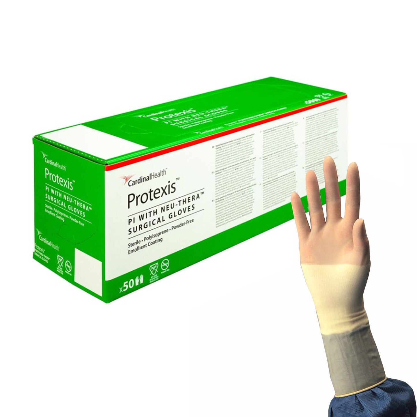 Protexis™ PI with Neu-Thera® Polyisoprene Surgical Glove 6 Box of 50 
