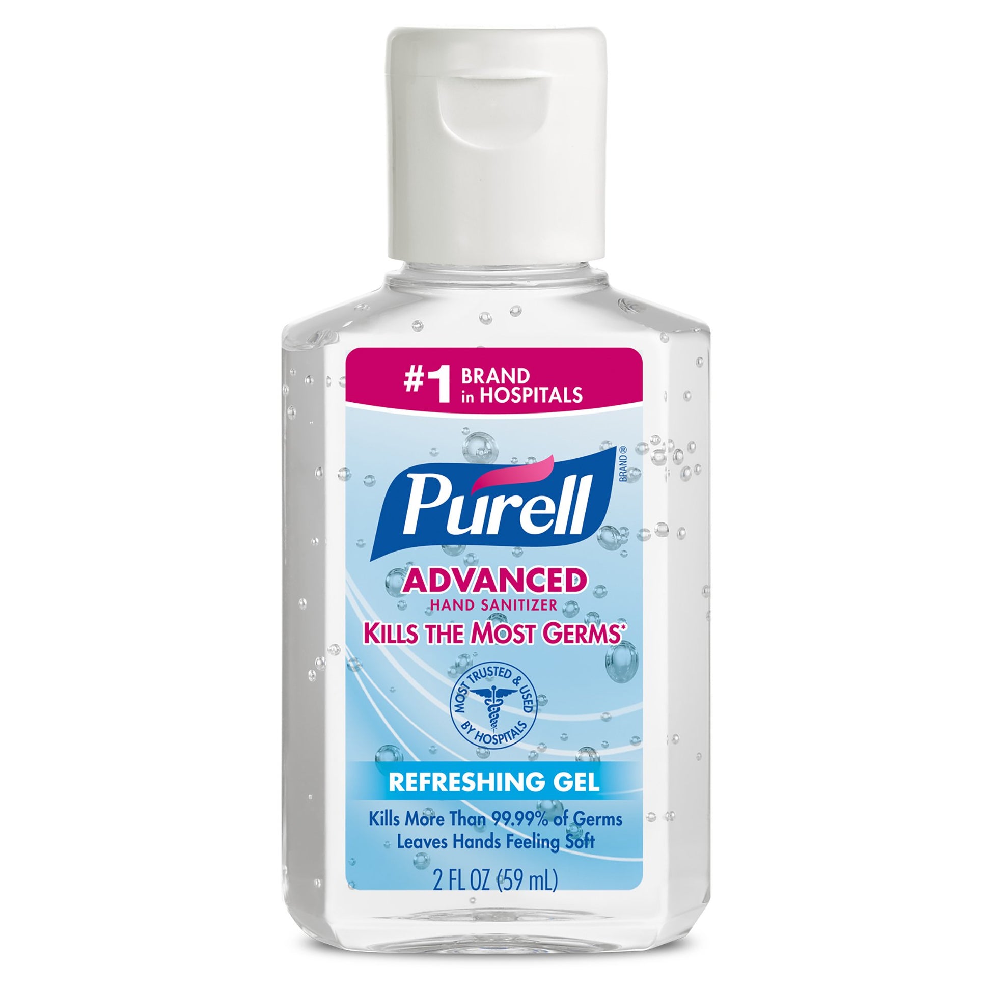 Purell Advanced Hand Sanitizer 70% Ethyl Alcohol Gel 2 oz. 1 Each 