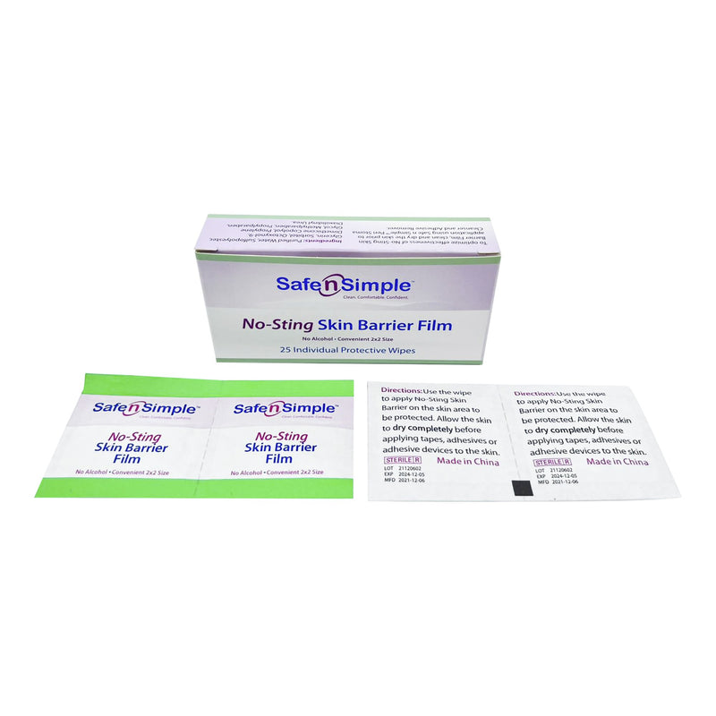 Safe n Simple™ Barrier Wipe Box of 100 