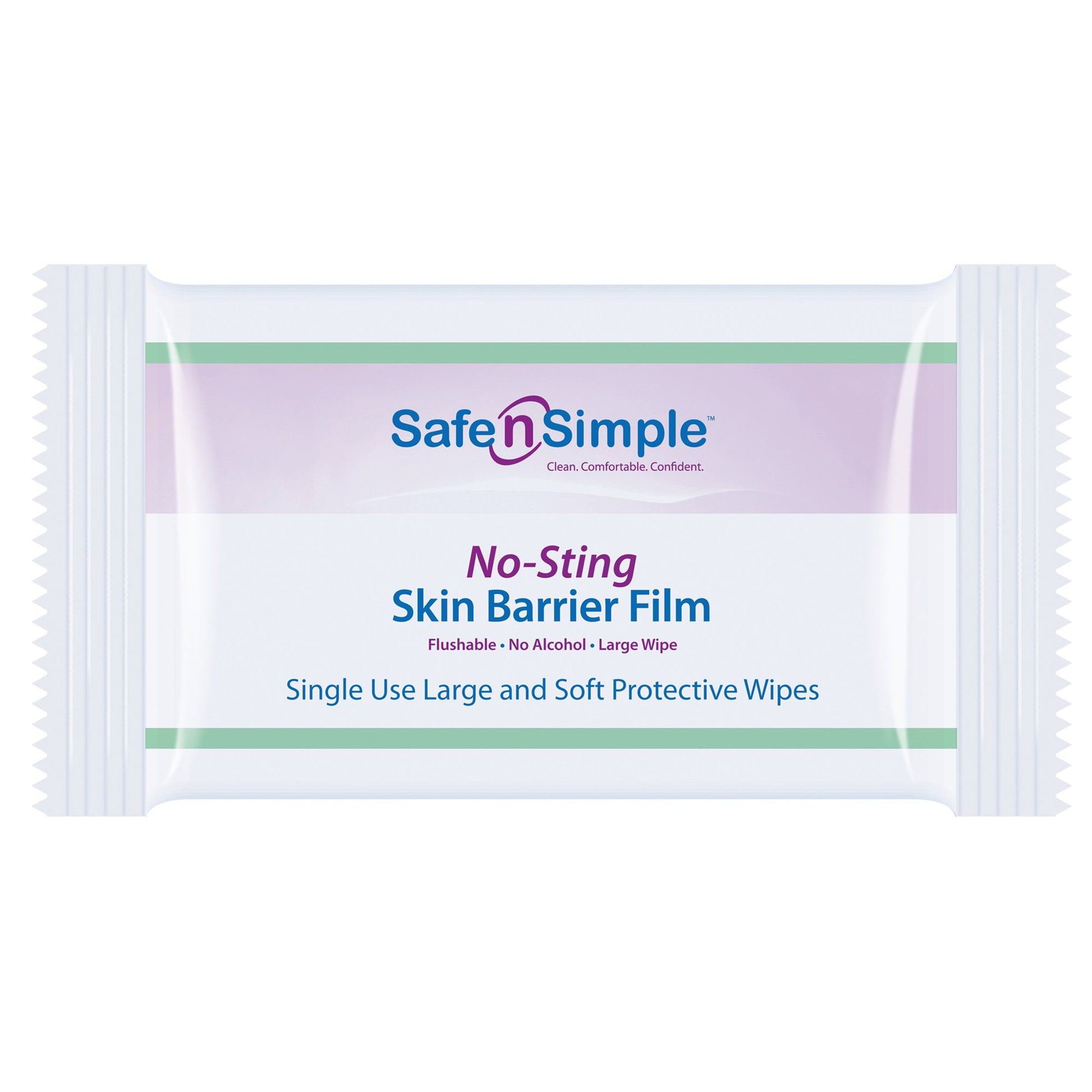 Safe N Simple No-Sting Skin Barrier Wipe Case of 600 