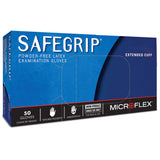 SafeGrip® Latex Extended Cuff Length Exam Glove M Box of 50 