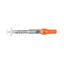 Safety Diabetes Syringe with Needle Monoject™ - 1/2 Inch 29 G 0.5 mL Box of 100