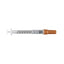 Safety Tuberculin Syringe with Needle Monoject™ 1 mL Safety 25 G Box of 100
