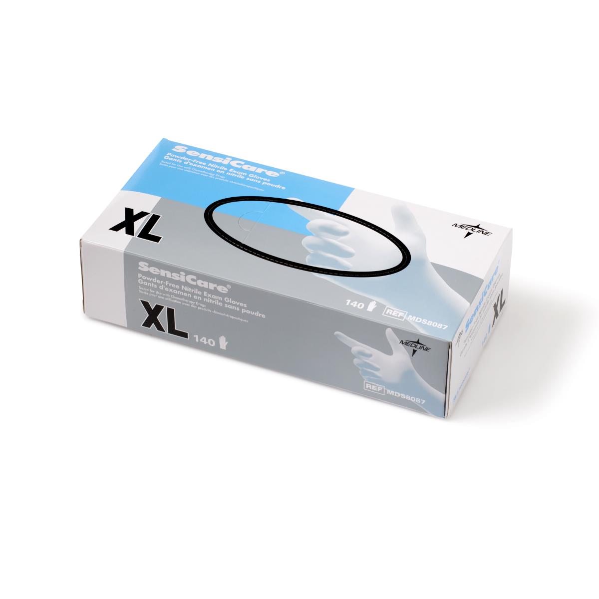 SensiCare Powder-Free Nitrile Exam Gloves XS Box of 150 