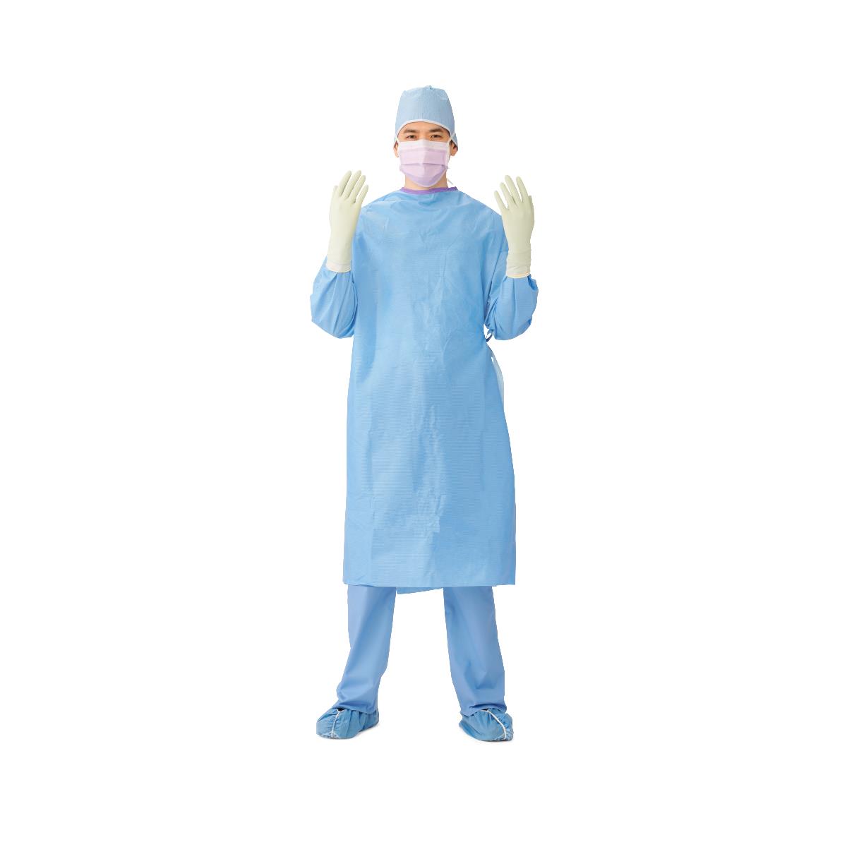 Sirus® Sterile Fabric-Reinforced Surgical Gowns with Raglan Sleeves L Case of 30 