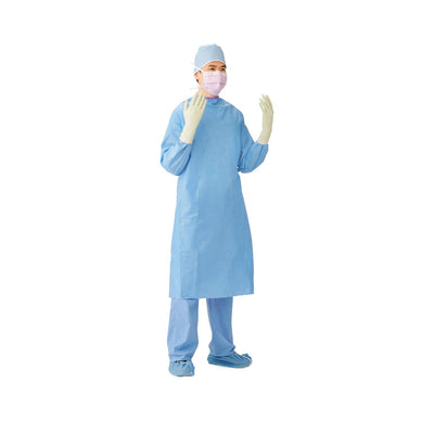 Sirus® Sterile Fabric-Reinforced Surgical Gowns with Raglan Sleeves L Case of 30 