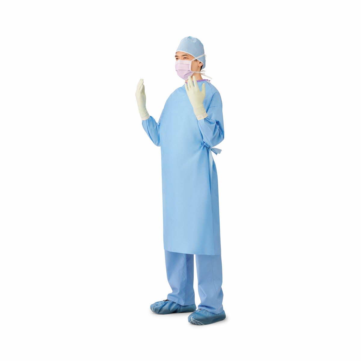 Sirus® Sterile Fabric-Reinforced Surgical Gowns with Raglan Sleeves L Case of 30 