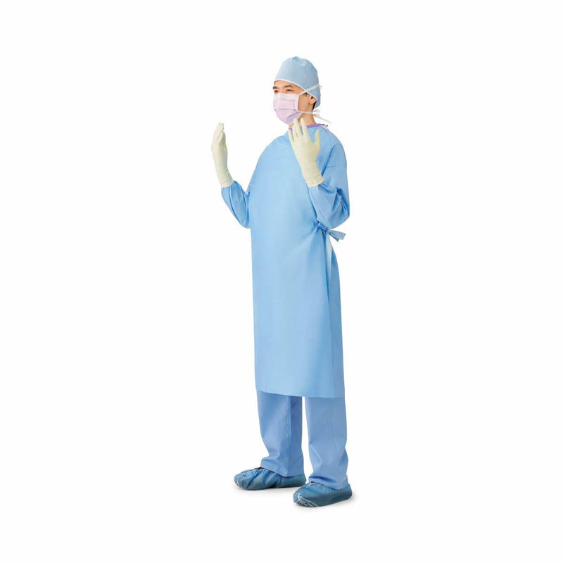 Sirus® Sterile Fabric-Reinforced Surgical Gowns with Raglan Sleeves L Case of 30 
