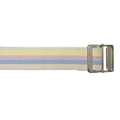 SkiL-Care™ Heavy-Duty Gait Belt with Metal Buckle Pastel Stripe 72" 