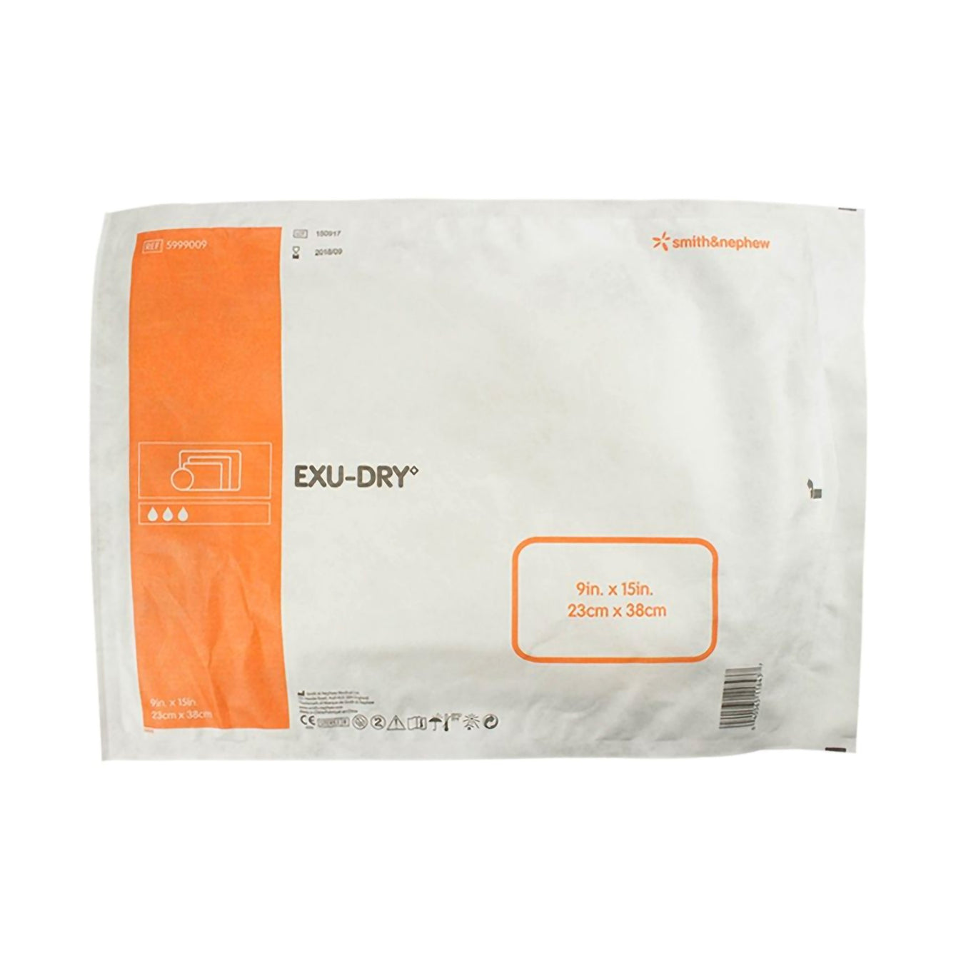 Smith & Nephew Exu-Dry Anti-Shear Super Absorbent Dressing 4" x 6" 1 Each 