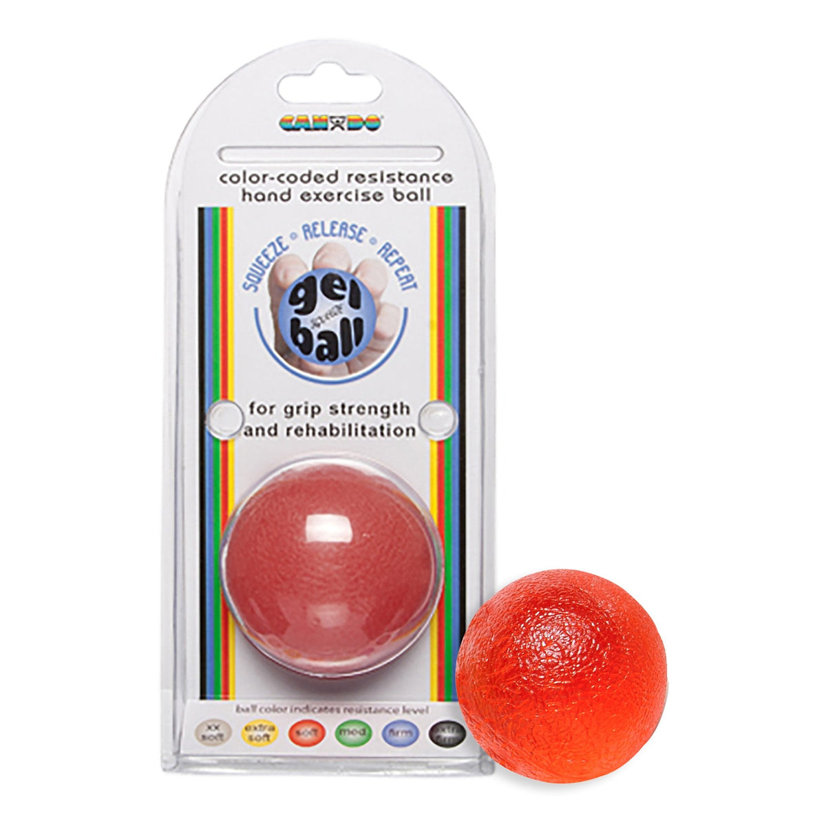 CanDo® Hand Exercise Ball for Grip, Strength & Rehabilitation Extra Light 