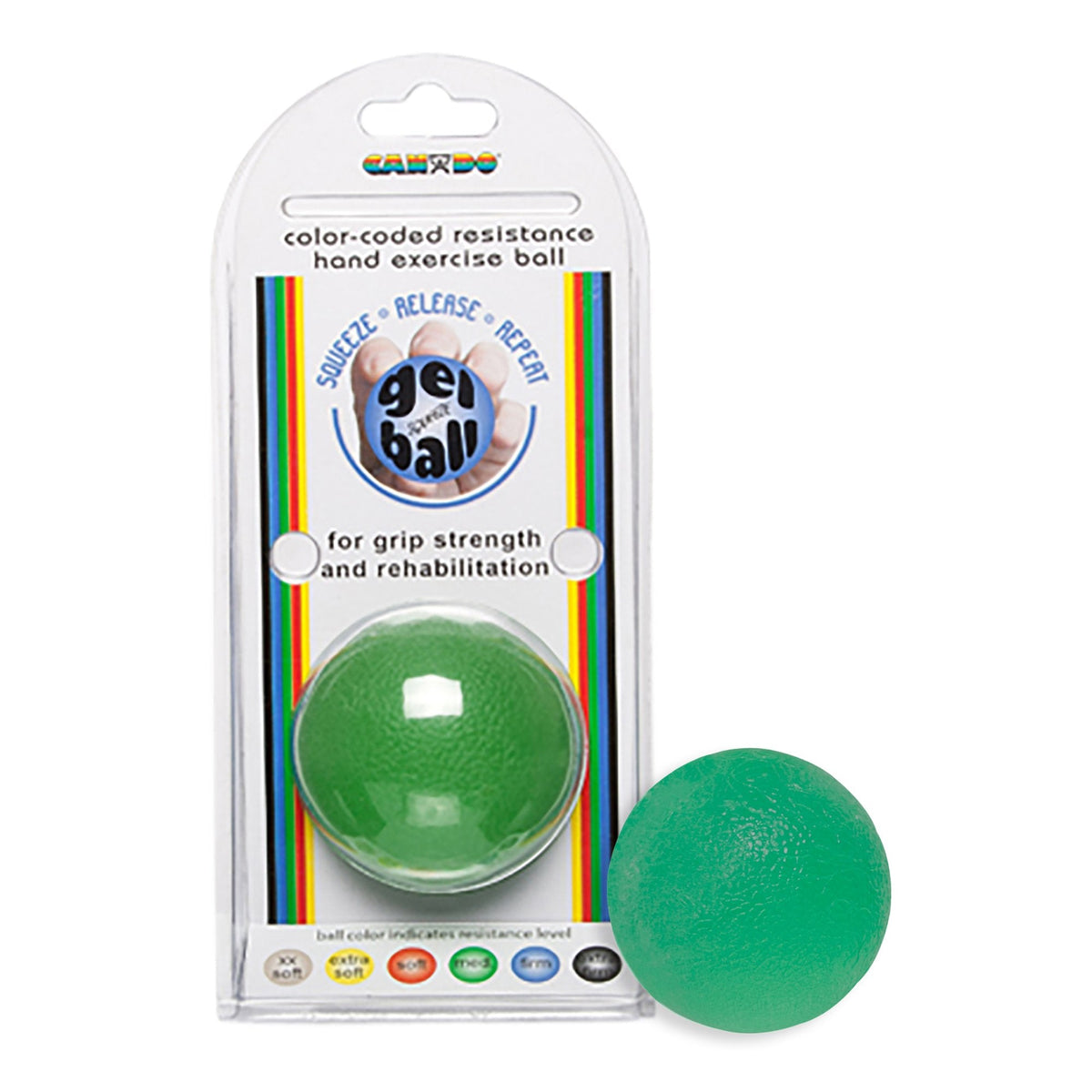 CanDo® Hand Exercise Ball for Grip, Strength & Rehabilitation Extra Light 