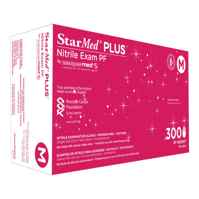 StarMed® Plus™ Nitrile Exam Glove S Box of 300 