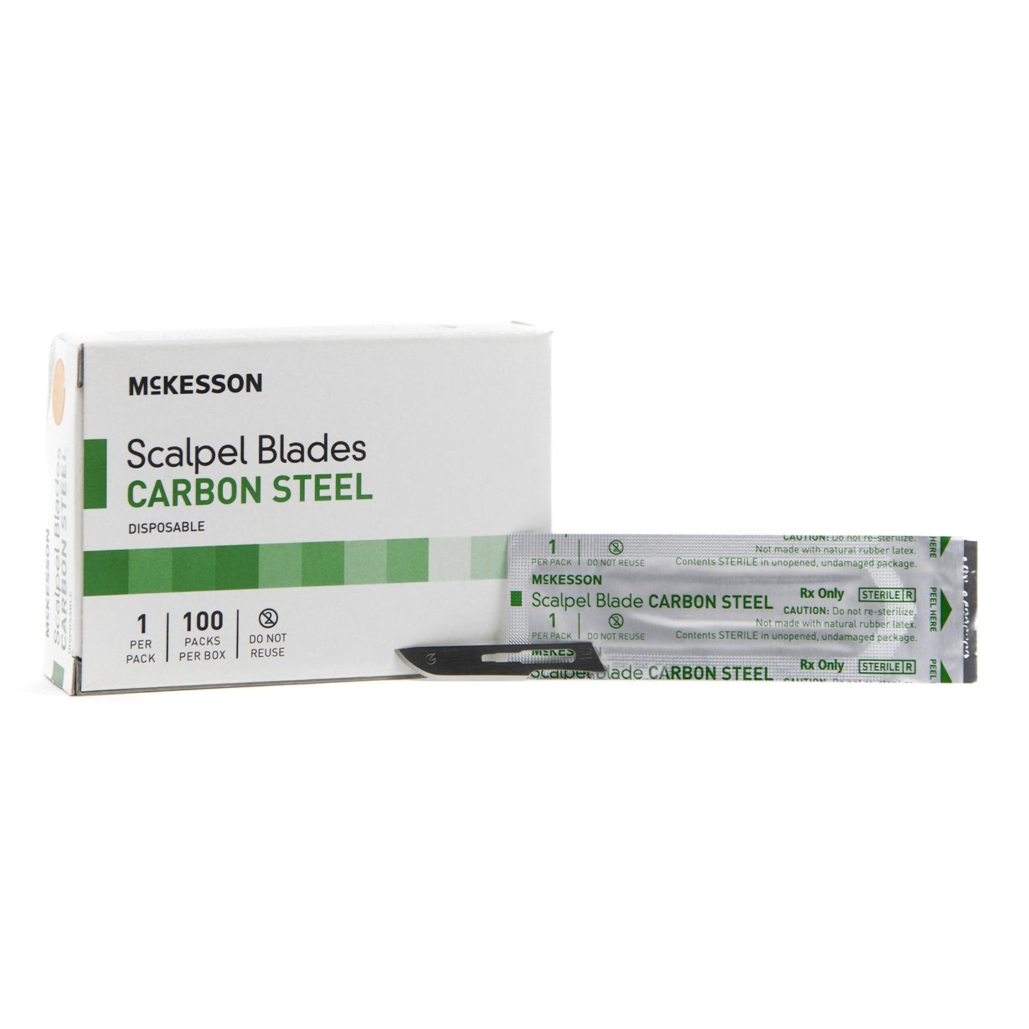 McKesson Scalpel Blades, Carbon Steel No. 10 Box of 100 