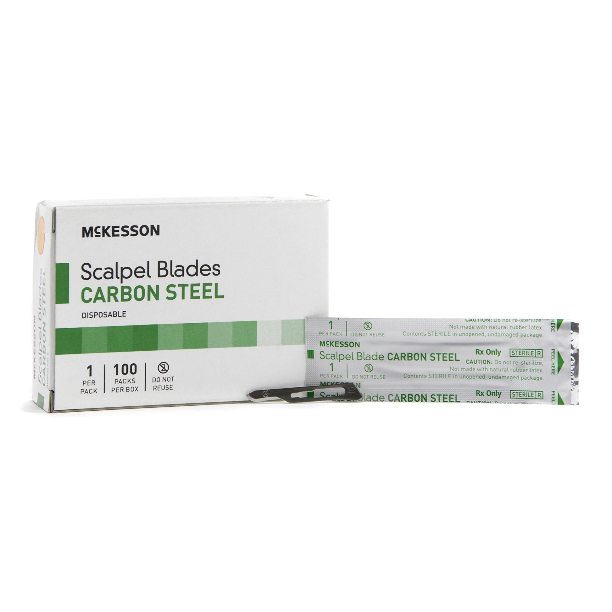 McKesson Scalpel Blades, Carbon Steel No. 10 Box of 100 