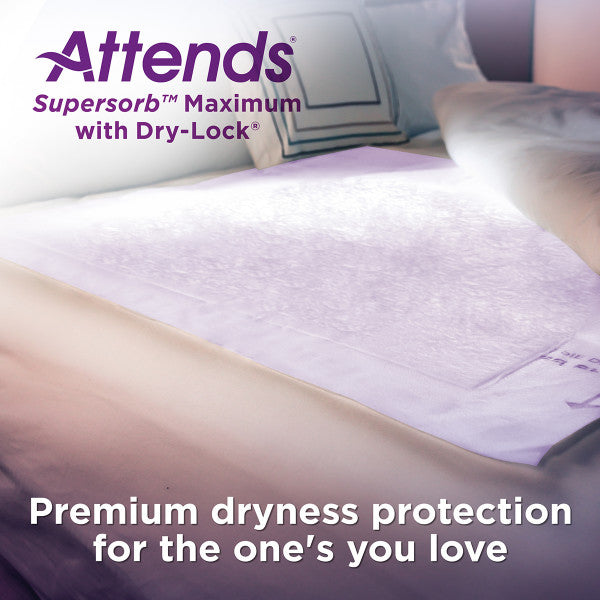 Attends® Supersorb Maximum Underpads 