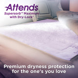 Attends® Supersorb Maximum Underpads 