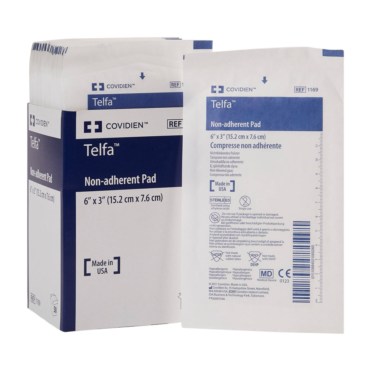 Telfa™ Ouchless Nonadherent Dressing 2" x 3" 1 Each 
