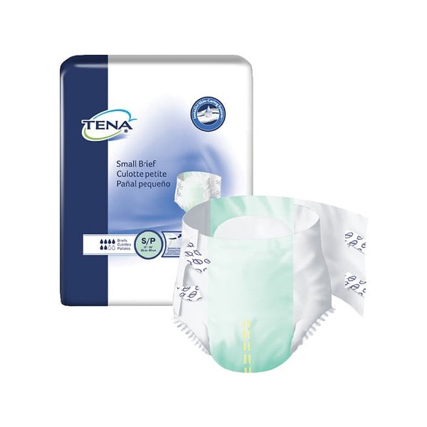 Incontinence Brief TENA® Adult - Unisex Disposable Moderate Small Case of 96