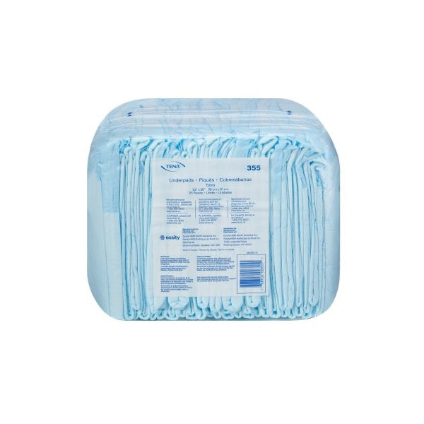 TENA Extra Disposable Underpads 17 x 24 Inch Case of 12 