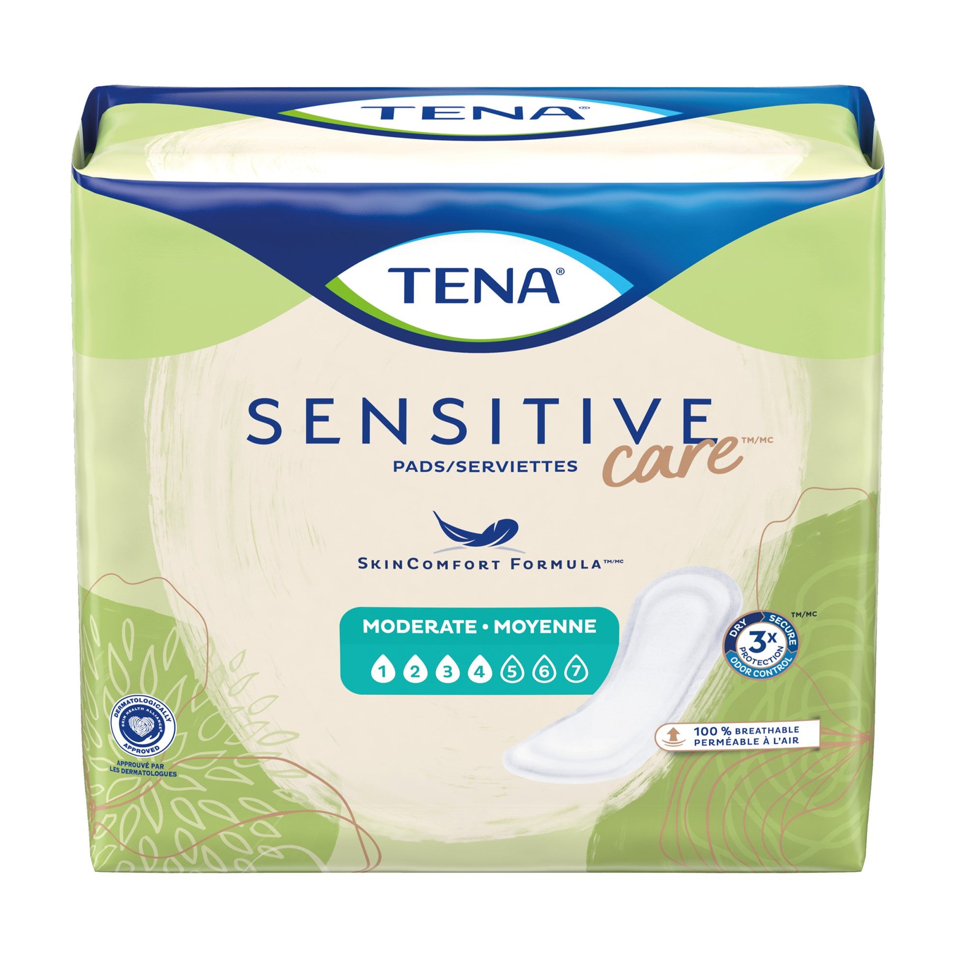 TENA Intimates Bladder Control Pads Overnight 16" Length Bag of 28
