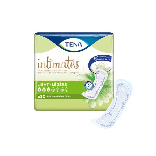 TENA Intimates Ultra Thin Bladder Control Pads 9 Inch Bag of 30 