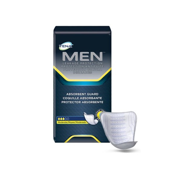 TENA Men Moderate Guard One Size Fits Most Bag of 20 