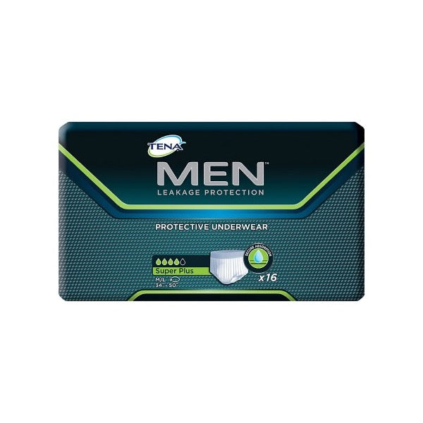 TENA MEN Protective Underwear Medium/Large Bag of 16 