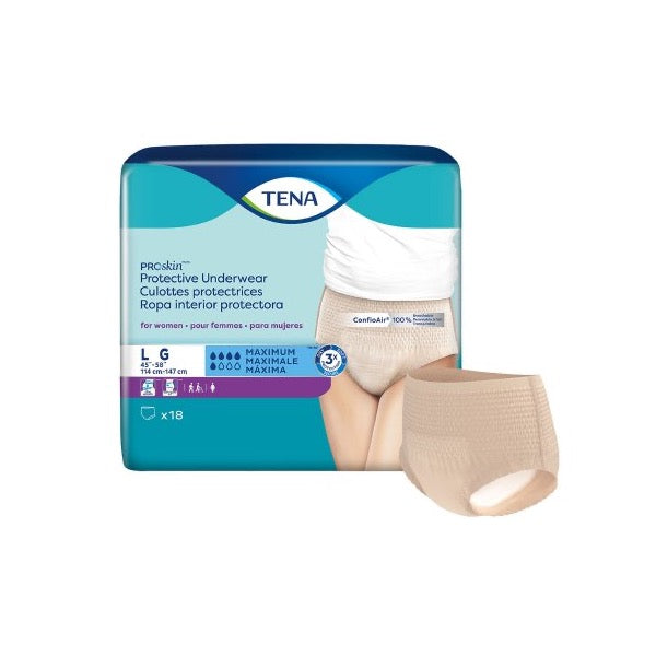 TENA ProSkin Protective Underwear for Women Small/Medium Bag of 20 