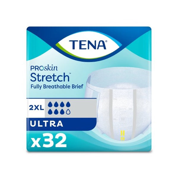 TENA ProSkin Stretch Ultra Briefs 2XL Bag of 32 