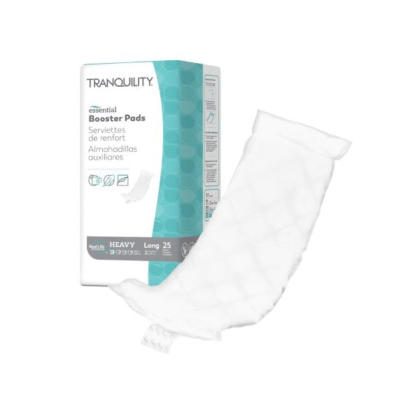 Tranquility Essential Booster Pads 4-1/4 x 12 Inch Case of 8 