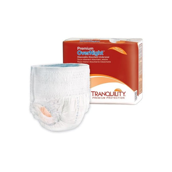 Tranquility Premium OverNight Protective Underwear XS Bag of 22 