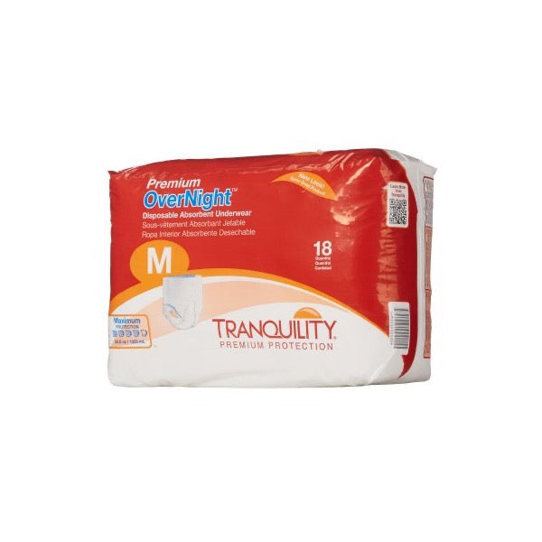 Tranquility Premium OverNight Protective Underwear XS Bag of 22 