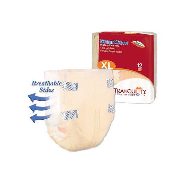 Tranquility SmartCore Briefs Medium Case of 96 