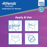 Attends® Discreet Women's Underwear