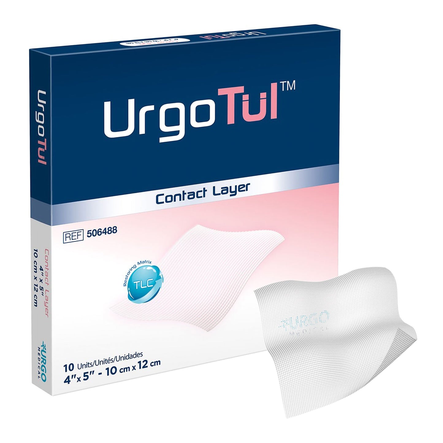 UrgoTul Impregnated Contact Layer Dressing 4" x 5" 1 Each 